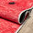 Kehr Half Watermelon Novelty Red Pink Printed Distressed Machine Washable Area Rug-78586325