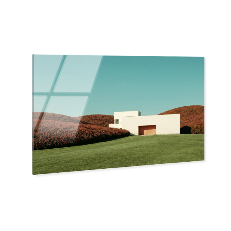 Surreal Architecture High-Gloss Frameless Acrylic Glass Wall Art Landscape & Nature Print by Oliver Gal, Ready to Hang, 15 x 10