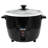 8 Cup Automatic Rice Cooker in Black With Rice Paddle and Measuring Cup