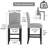 Pu Leather Upholstered Wooden Counter Height Bar Stools With Nailheads And Rubber Wood Legs For Home Kitchen And Restaurant-1083905511