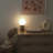 Kai 11" Modern LED Table Lamp with Gold Finish, Frosted Globe Shade, Built-In Dimmer and USB Port, Bulb Included