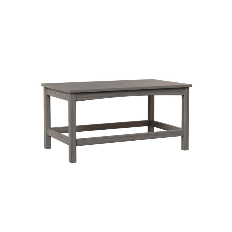 Table basse grise naturelle Berlin, Bois flottant gris