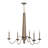 Dinner at Chandelier - Heritage Bronze - 28"W x 26.5"H