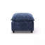 Canapé modulaire moderne, ensemble de canapé d'angle en tissu de lin avec repose-pieds convertible pour salon, appartement, bureau, bleu, 3 couleurs-774432864
