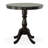 Classic Black 36-Inch Round Pedestal Bar Table with Space-Saving Design-1426585450