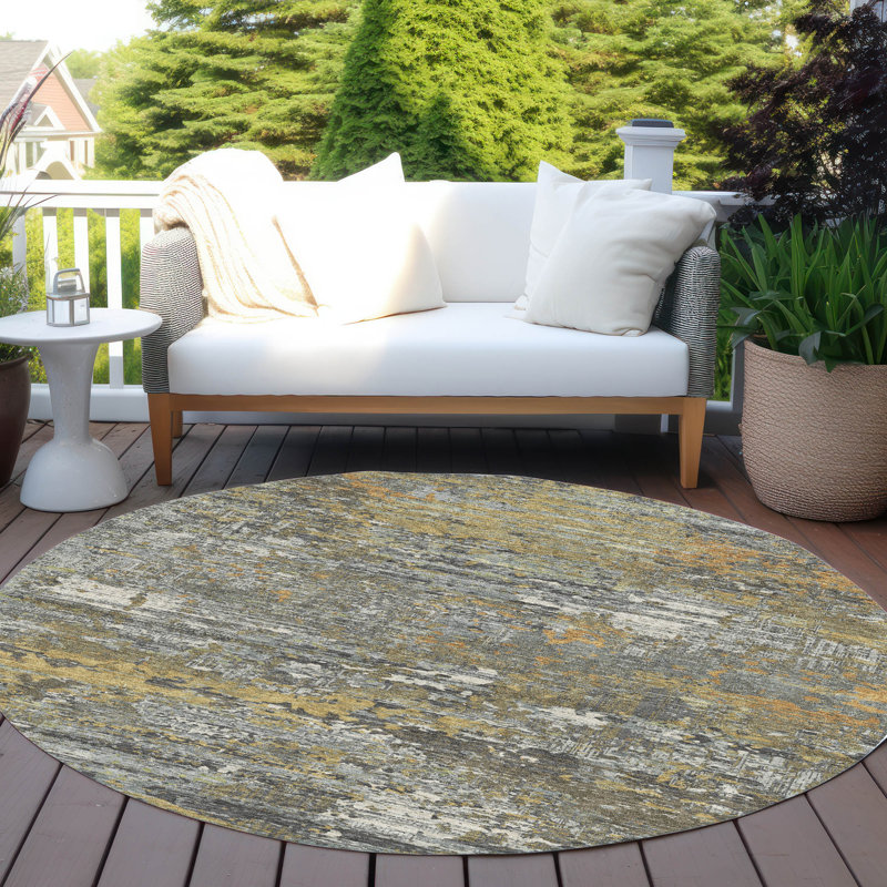 Tapis d'intérieur / extérieur lavable Trazia Gold , 3 pi x 5 pi