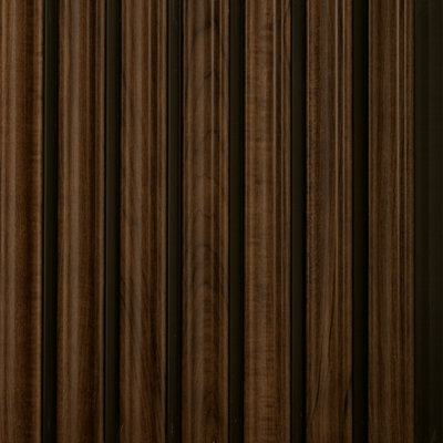 Fluted Polystyrene Glue-up Wood Slat Walls