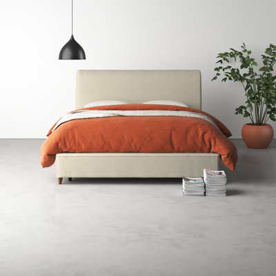Lit plateforme tapissier Cerelia