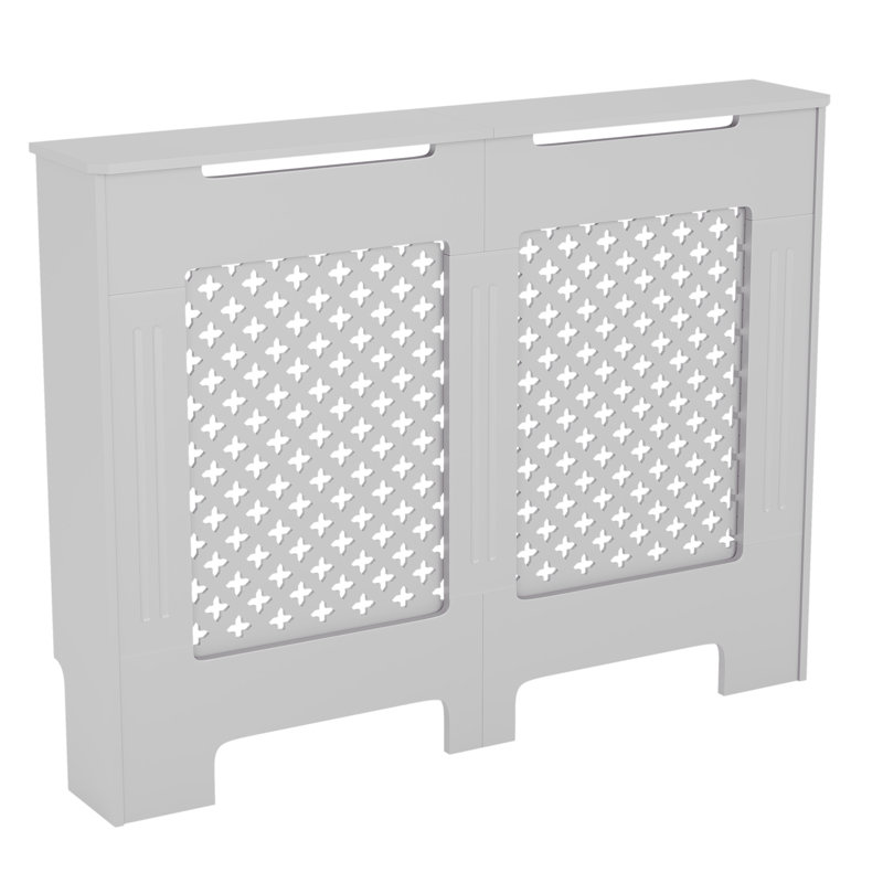 Reta Radiator Cover, 82cm H x 111cm W x 19cm D, White