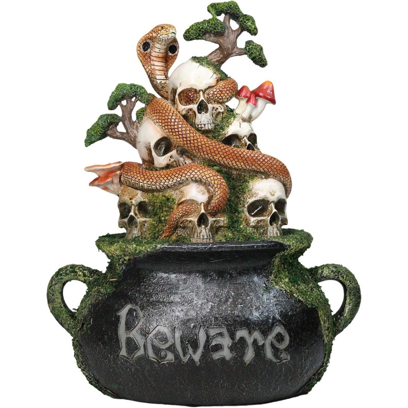 Figurine en forme de crâne magique Witchcraft