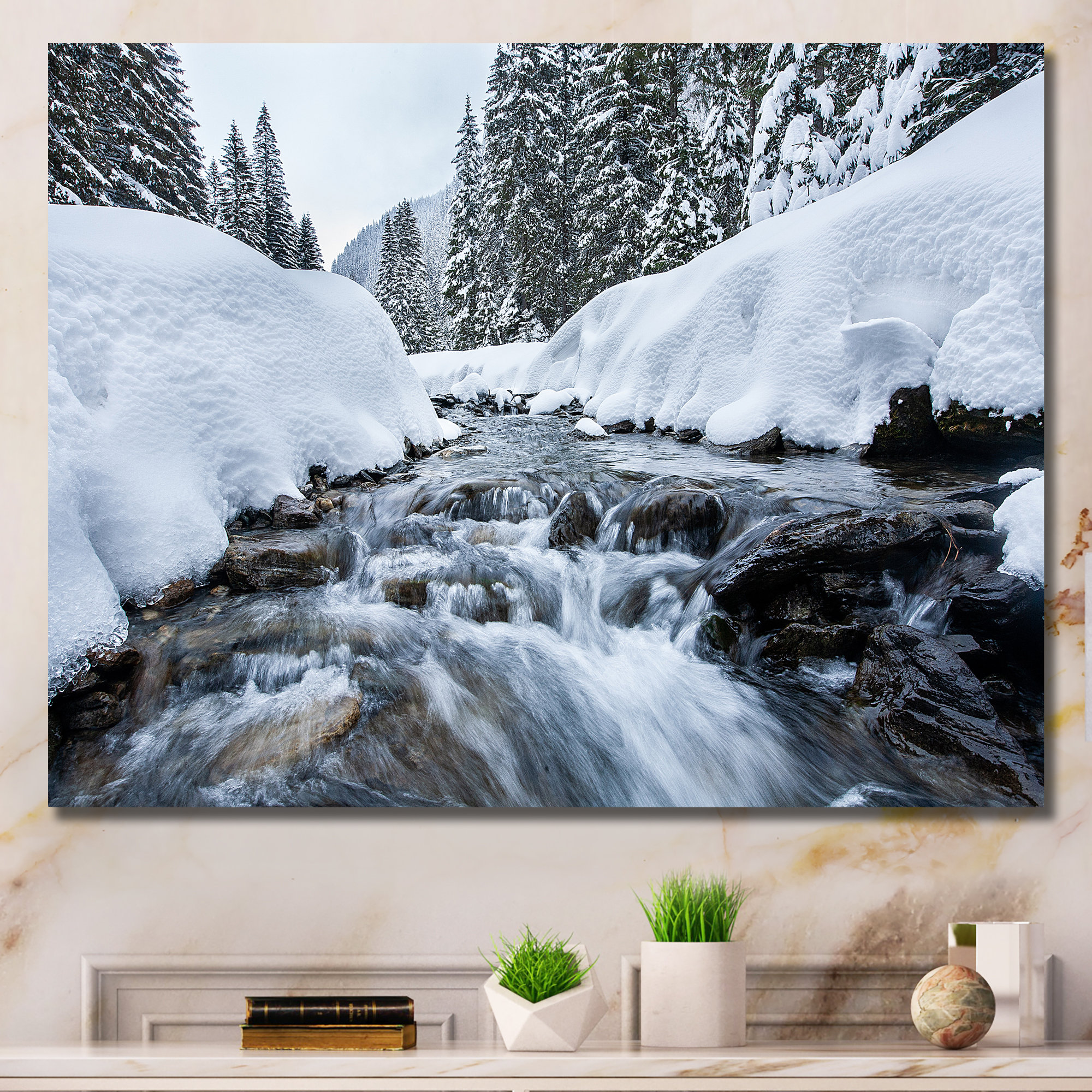 Millwood Pines Winter Alaskan Beauty VI On Canvas Print | Wayfair