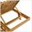 Acacia Wood Adjustable Lounge Chair, Uncushioned Patio Furniture For Backyard Pool And Garden