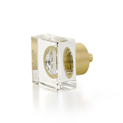 Schaub City Lights Cabinet Knob 1-1/4", Satin Brass