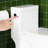 1.28 Side- Toilet, Elongated Comfortable Height, Seat, 1000 Gram Flushing Score, Glossy White 003s, Bathroom Floor Mount Water Saving Elongated, Comfort Height Soft Close Lid, Flushing, Gloss Mounted
