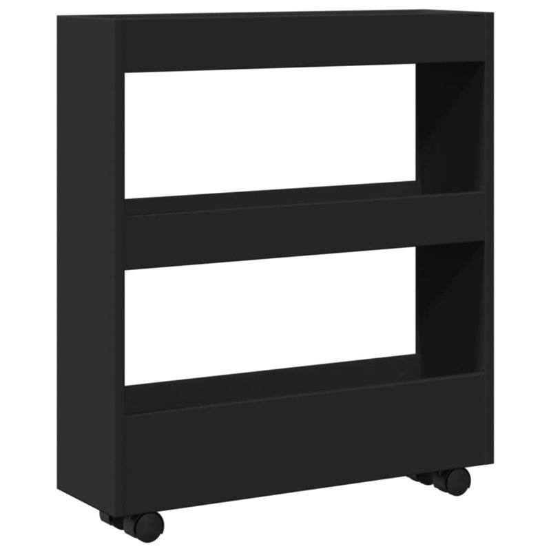 Storage Serving Cart, Black