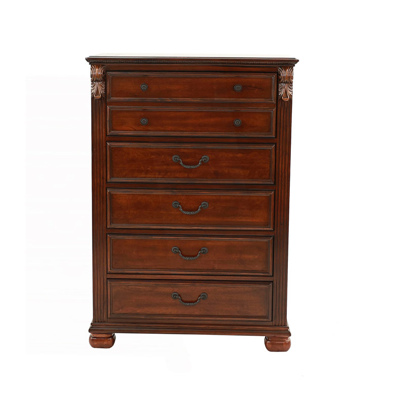 Commode 1 pièce, style traditionnel, Cerisier