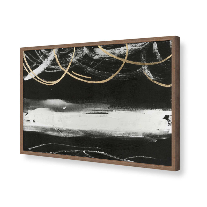 «Ripple Trace II» par Melissa Wang, reproduction d'art, Impression sur cadre ouvert sans papier mat, Brun, H 12 po x l 16 po