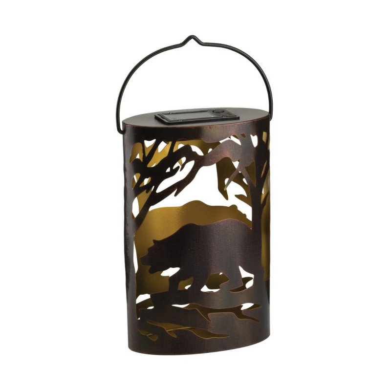 Shadow Solar Lantern Oval - Bear