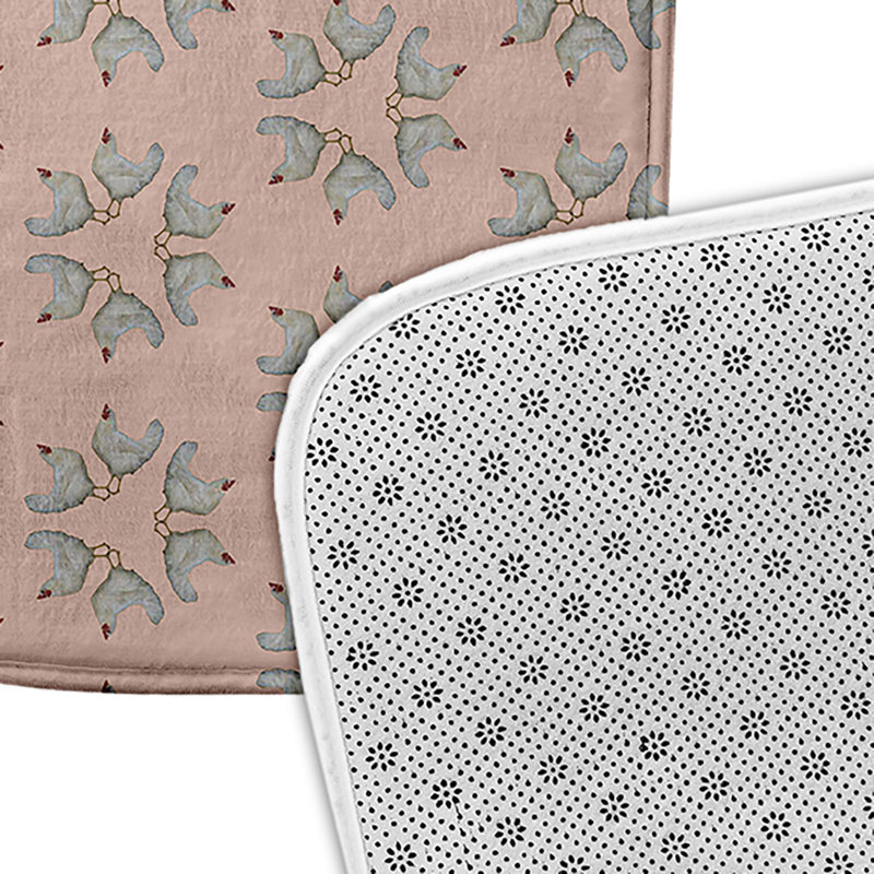 Tapis de bain Funky Junky, L 21 po x L 34 po, Rose