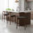 Solid Wood Bar Stool With Footrest 2 Packs-1969570282