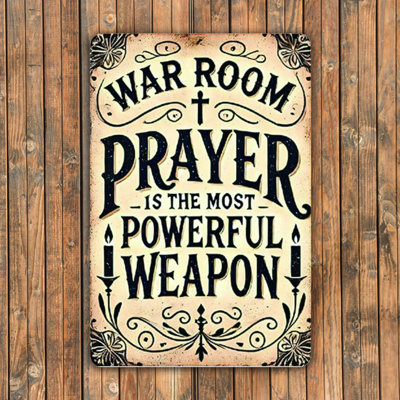 Vintage Aluminum Metal Sign 12"x8", Rustic Tin Wall Art, Weatherproof Decorative Plaque, Farmhouse Kitchen Bar Indoor Outdoor Wall Decor