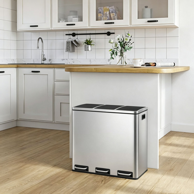 Steel Recycling Bin - 54 L