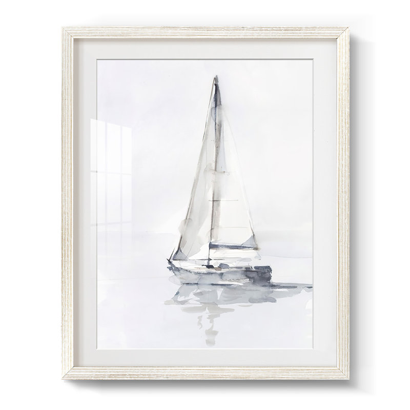 Amram - Toile tendue avec châssis, Blanc, H 19,5 po x l 16,5 po