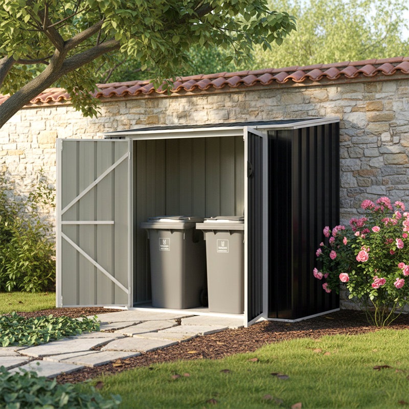 Outdoor Storage Shed for Rubbish Bin