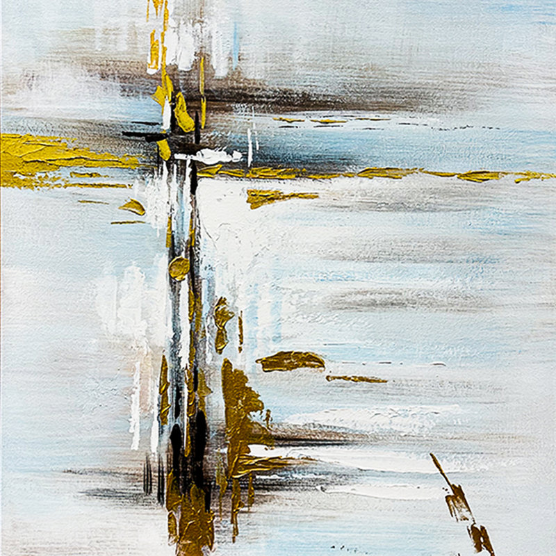 Sanctuary Serene Retreat Abstract Oil Painting