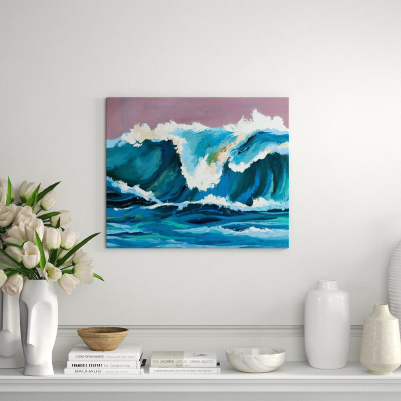 Waters Break Print by Sydney Edmunds, 24" H x 29" W x 1.5" D, Outdoor