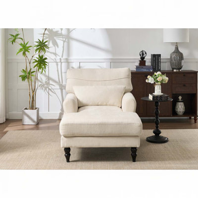 Upholstered Indoor Chaise Lounge