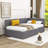 Roya Twin Size Upholstered Daybed with 2 Storage Drawers-478339375