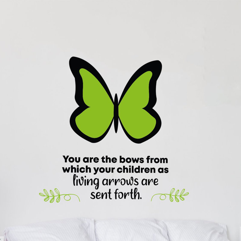 Text & Numbers Wall Decal, 20" H x 18" W