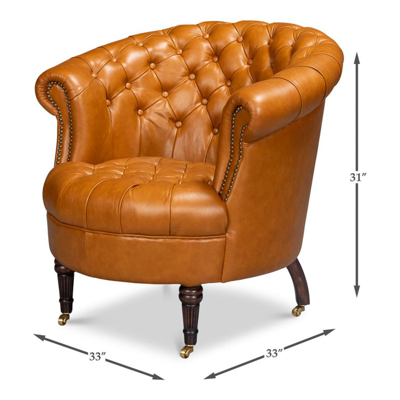 Bastian Armchair, Tan Brown