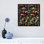 « exotique jardin » par burcu korkmazyurek, impression sur toile tendue