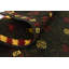 Tapis de zone one-of-kind à la main-noué la new age green/jaune/rouge 4 pi 3 po x 4 pi, en laine de 5 po Earley