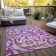 Washable Floral Indoor / Outdoor Rug