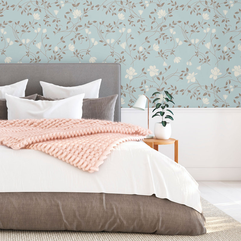 Panneau de papier peint amovible Amandah, 8.5' L x 2' W