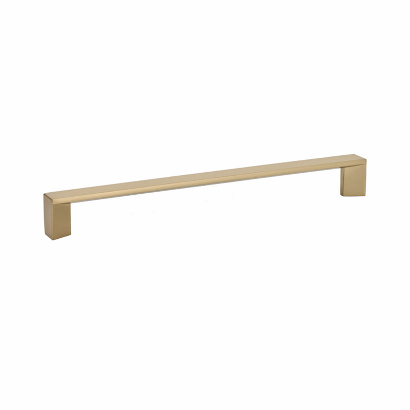 Emtek Trinity Cabinet Pull 8" cc, 8", Satin Brass