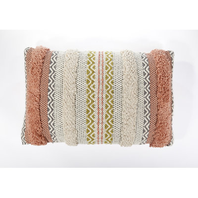 Decorative Cotton Lumbar Pillow