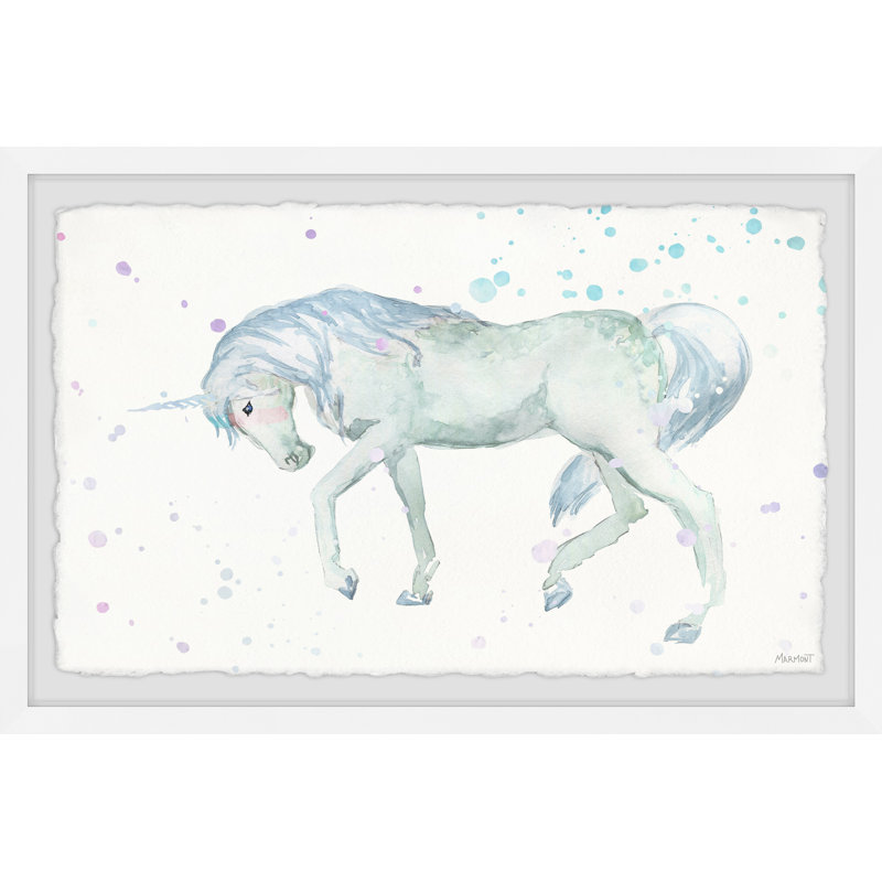 «Brannelly King of The Unicorns», reproduction encadrée, H 24 po x l 36 po x P 1,5 po