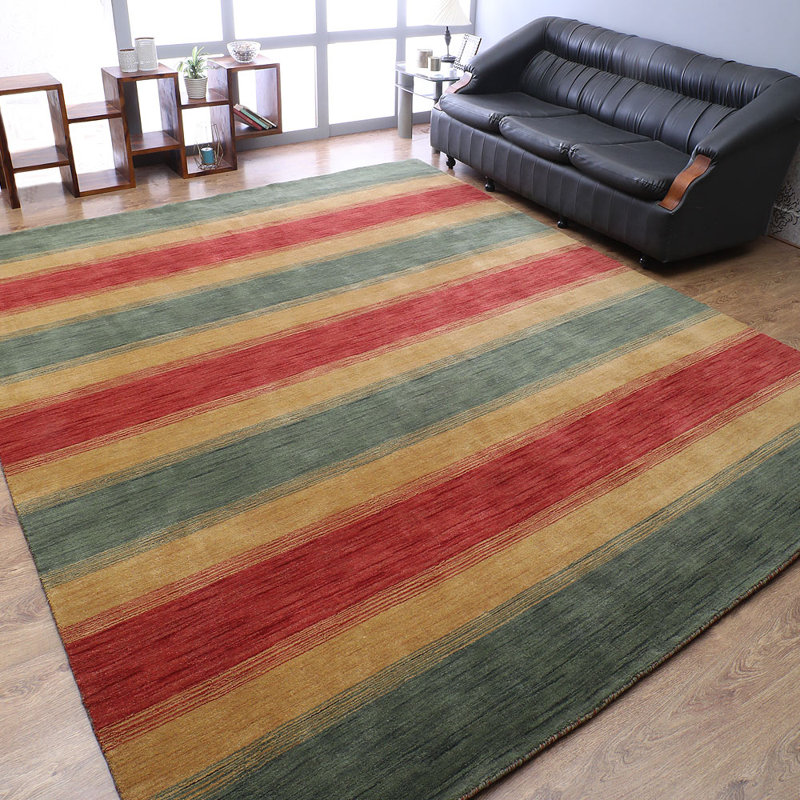 Tapis écologiques tissés à la main Alino, Rectangulaire 8 pi x 10 pi