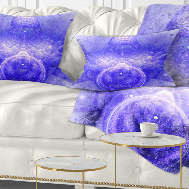 Coussin Infinity World, Bleu