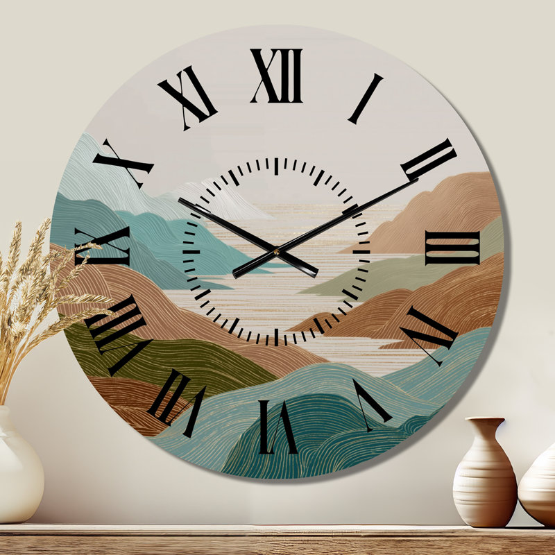 Horloge murale Mid-Century, Petit