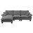 Sailboat-Inspired Modular Cloud Sofa With Removable Ottoman