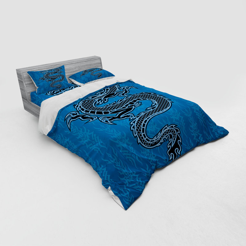 Eclectic Polyester Duvet Cover, Queen Duvet Cover + 3 Additional Pieces