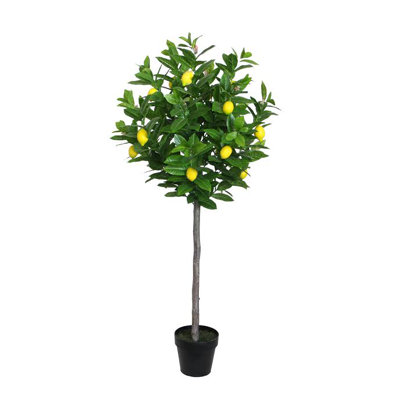 Arbre en pot artificiel jaune et vert 4,75 pi