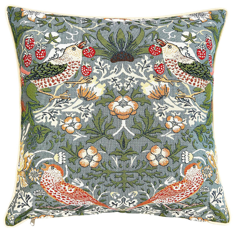 Polyester Blend Throw Square Pillow Cover