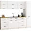 Tall kitchen cabinet in white