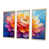 Toile naturelle avec cadre flottant